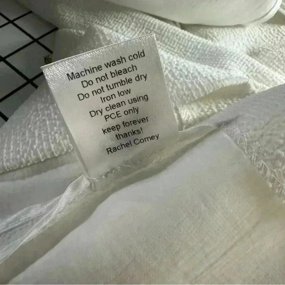 Rachel Comey Gorgeous Sleeveless White Textured Medina Dress Size 4 NWOT - Picture 14 of 15